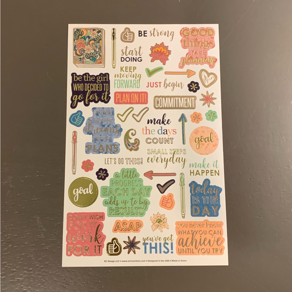 Erin Condren Weekly Intentions + Goals Petite Planner - Picture 16 of 16